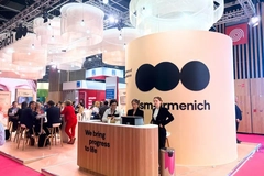 dsm-firmenich's booth at the In-cosmetics 2026