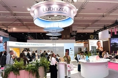Image Lubrizol's booth at In-cosmetics Global 2026