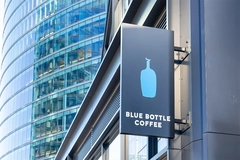 Blue Bottle Coffee shop.