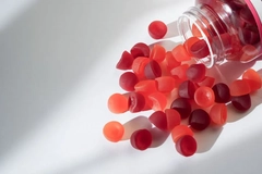 Image nutritional pharmaceutical gummies in jar