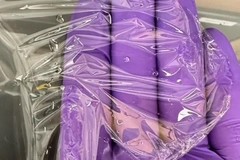 Image A close-up of a plastic wrap