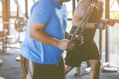 Image Man working out