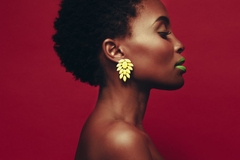 Image woman side profile