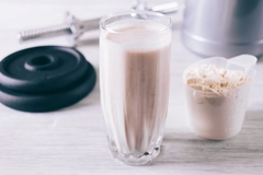 Image Protein powder and shake