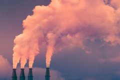 Image clouds around production facility