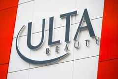 Image Ulta beauty logo on a store front