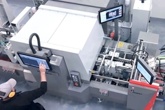 Bobst's machiney used at Colorman's factory