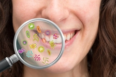 Oral microbiome illustration