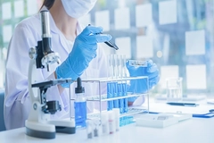 Image Food scientists working in a lab.