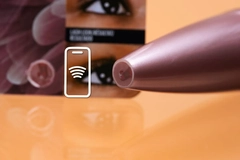 Image RFID on mascara packaging