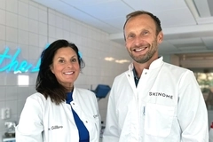 Image Ulf Åkerström and Skinome founder Johanna Gillbro.