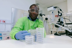 Image A man in a lab
