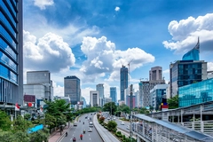 Image Skyline in Jakarta, Indonesia.