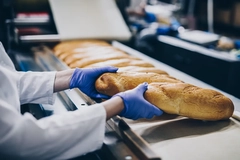 Image Bakery factory worker.