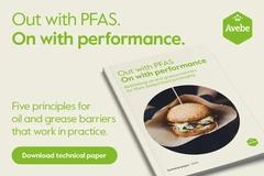 Image Avebe technical paper on PFAS-free oil and grease barriers for fibre-based food packaging