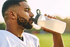 Image Football player drinking
