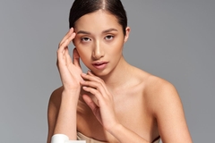 woman looking at camera