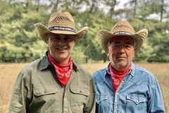Those Vegan Cowboys co-founders Those Vegan Cowboys co-founders