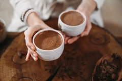 Image Hot chocolate made with ChoViva Cocoa Booster.