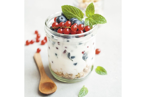Image Yogurt with fuits