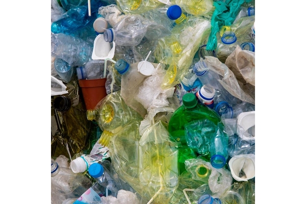 Plastic bottles.