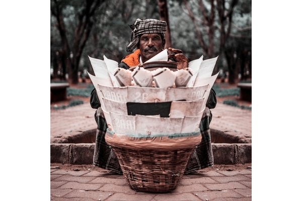 Image food hawker in india