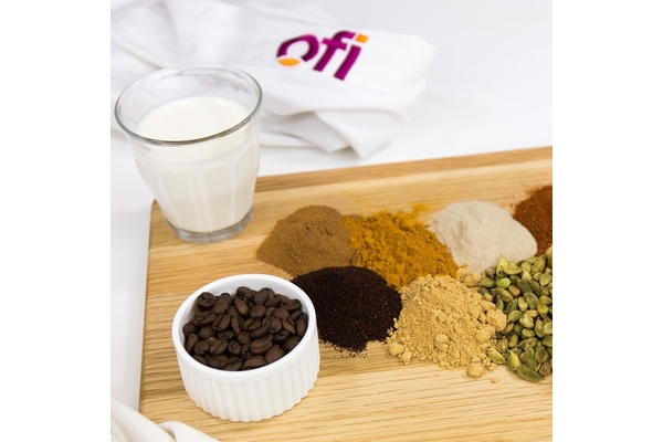 Image Ingredients and products are placed on a table.