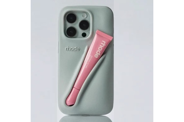 Image A Rhode phone case with the lip balm in it.