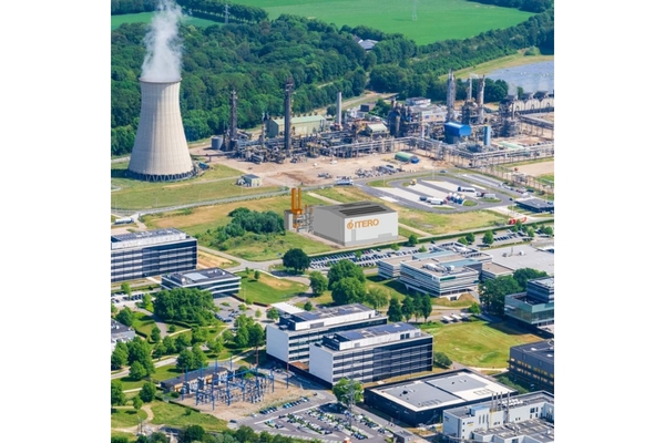 Image Recycling plant from the air.