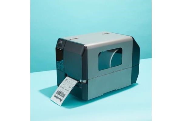 Image a printer printing the bluetooth enable shipping label by Reelables