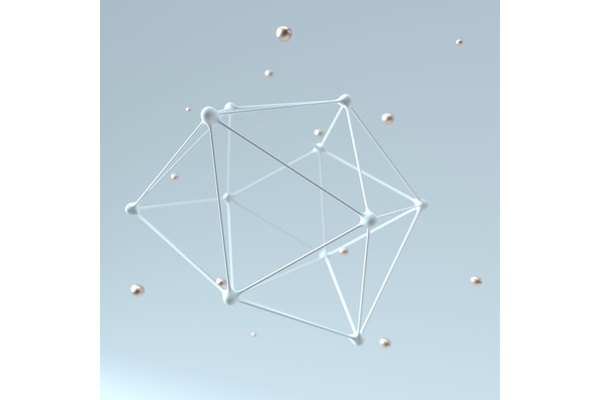 abstract image of connected dots