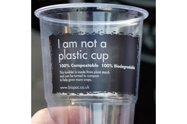 Image Plant-based plastic drinking cup