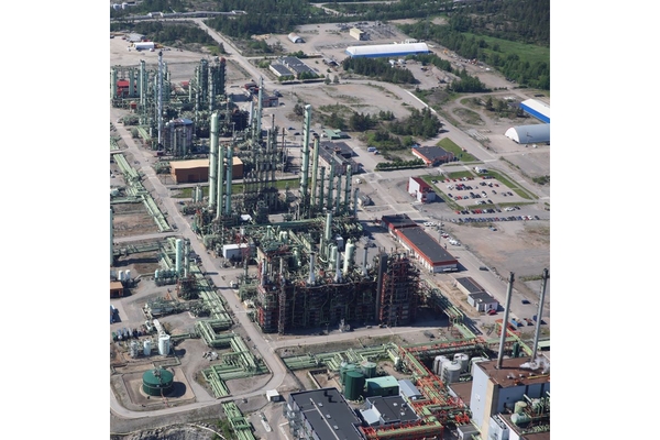 Image Airshot from Borealis production plant.