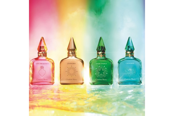 Four scents from Charlotte Tilbury's first fragrance range.