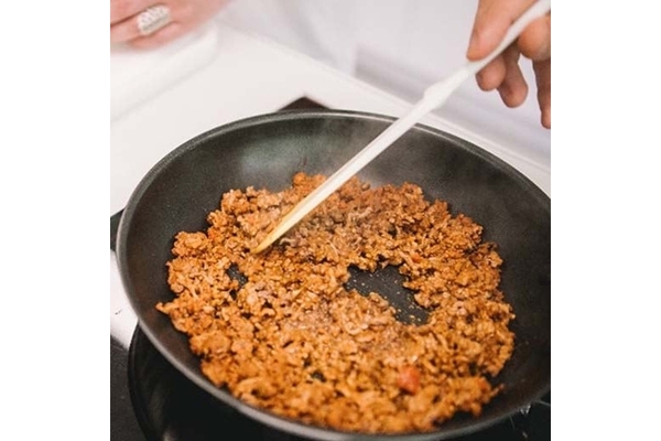 Image Meat in a pan.
