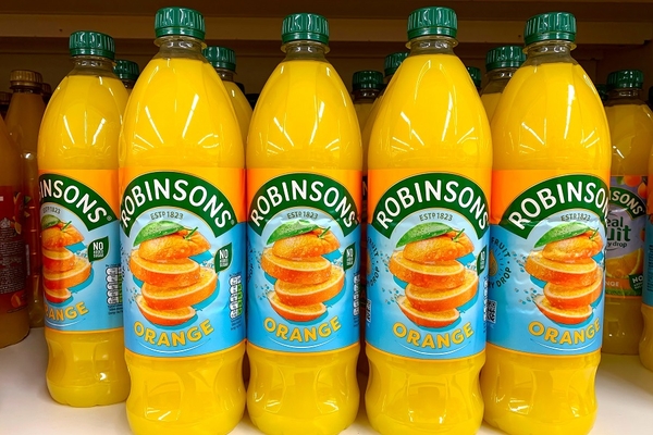 Robinsons orange juice.