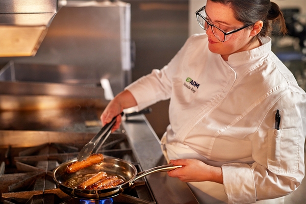 ADM chef in kitchen.