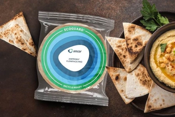 Image Flatbread in plastic packaging.