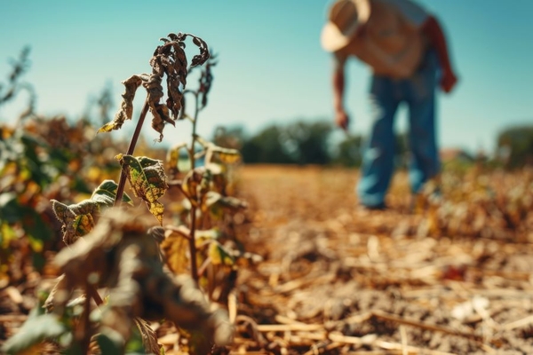 Image Drought crops.
