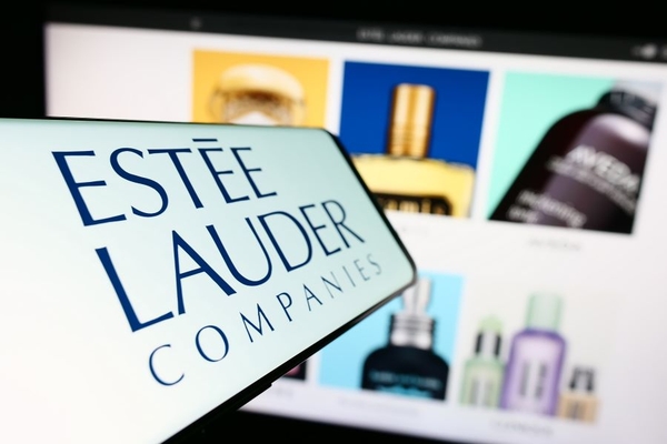 Image A screen reading Estee Lauder Companies.