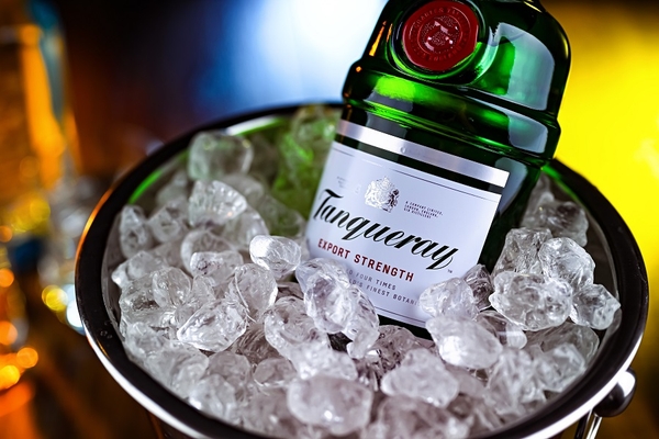 Image Bottle of Tanqueray gin product of Diageo