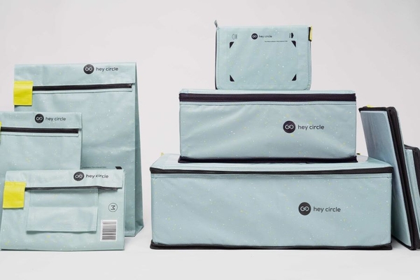 Reusable shipping boxes.