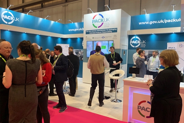 Image Pack UK booth at Packaging Innovations 2025.