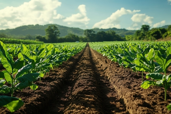 Image A field.