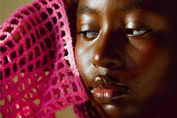 Image girl with glass skin