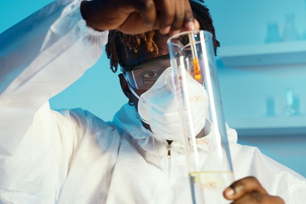 Image scientist running tests