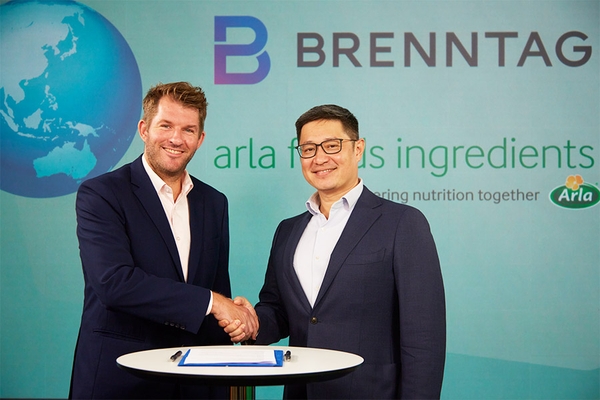 Arla Food Ingredients and Brenntag.
