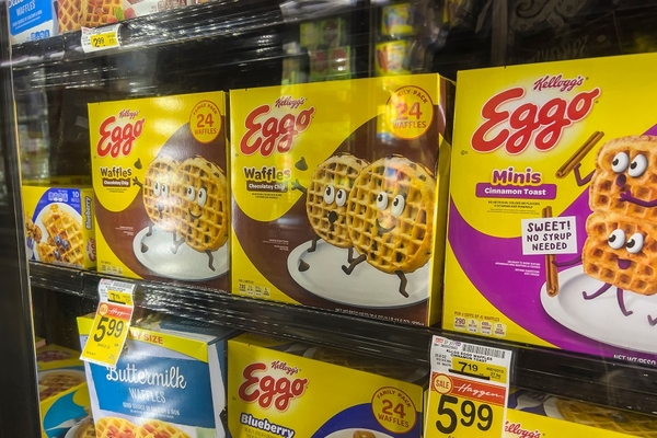 Image Eggo waffles.