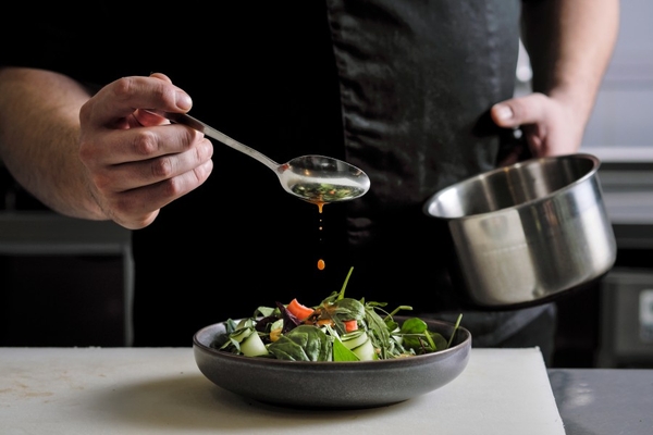 Image Chef making food.