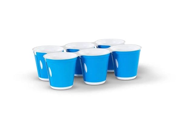 Image Blue cups on a table